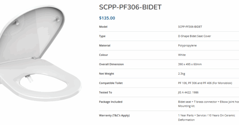 Transforming Bathrooms with Bidet Toilet and Wall Hung Toilet Bowl Solutions in Singapore